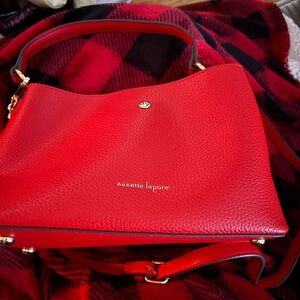 Nanette Lepore Vibrant Red Shoulder Bag